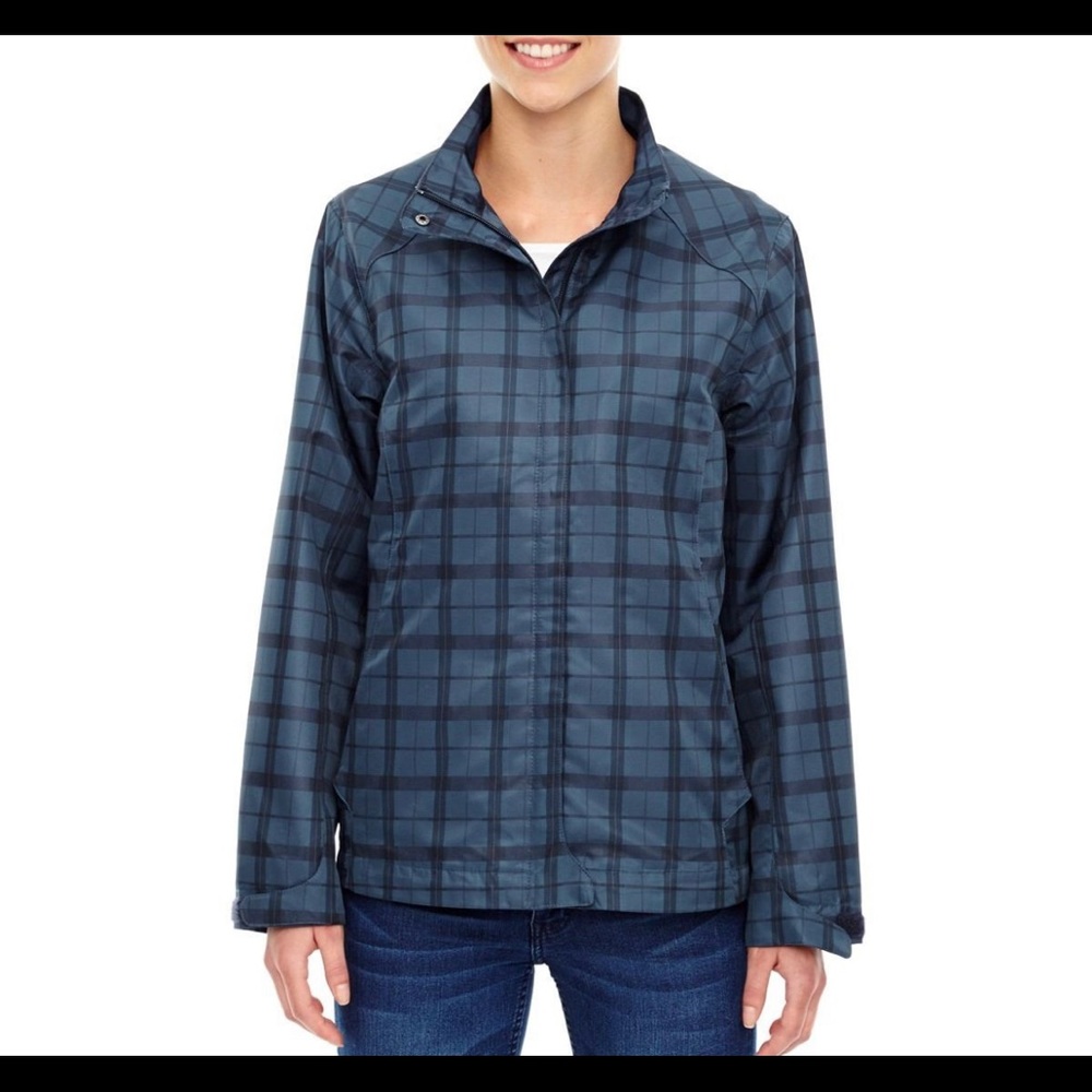 Lightweight Waterproof Plaid Jacket Sizes XS/XXL NWT